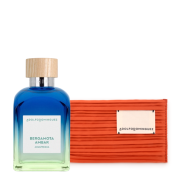 AGUA FRESCA DE BERGAMOTA AMBAR EDT 120ML EL + FUNDA DE LENTES DE REGALO 
