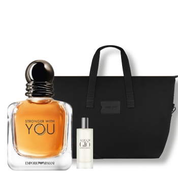 STRONGER WITH YOU EDT 100ML + TOTE BAG + TRAVEL SIZE DE REGALO