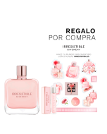 IRRESISTIBLE EDP ROSE VELVET 80ML + STICKERS + PERFUMERO + MUESTRA DE REGALO