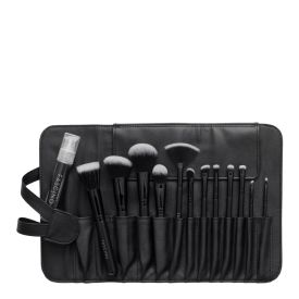 BROCHAS MAKE UP PROFESSIONAL: 12 UNIDADES + ESTUCHE SET