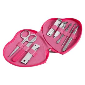 PIEZAS DE MANICURIA NAILS CORAZÓN SET