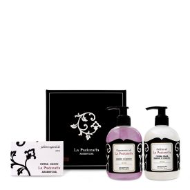FRESCAS UVAS JABÓN VEGETAL & JABÓN LÍQUIDO & CREMA MANOS Y CUERPO SET