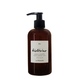 JABÓN LÍQUIDO HISTORIAS 1 - TABACO, VAINILLA, CACAO Y FRUTOS SECOS 250ML