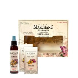 LE PAQUET MAISON VERBENA & LIMÓN: AROMATIZADOR & 2 AROMAS EN SOBRE SET
