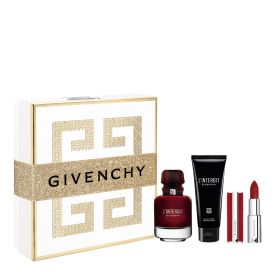 L'INTERDIT ROUGE EDP 80ML & BODY LOTION 75ML & LE ROUGE DEEP VELVET N37 SET