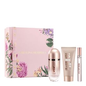 212 VIP ROSE EDP 80ML & TRAVEL SIZE 10ML & BODY LOTION 100ML SET