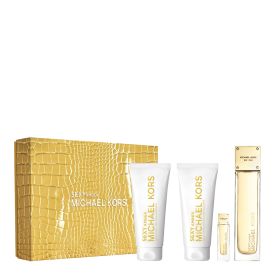 SEXY AMBER EDP 100ML & MINI TALLA 5ML & BODY LOTION 100ML & SHOWER GEL 100ML SET