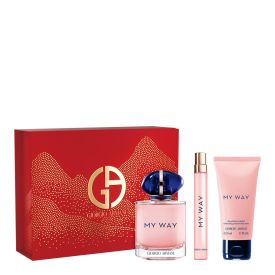 MY WAY EDP 90ML & BODY LOTION 50ML & TRAVEL SIZE 10ML SET