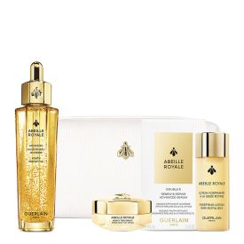 ABEILLE ROYALE WATERY OIL 50ML & LOTON 40ML & SERUM SAMPLING & CREAM 15ML & POUCH SET