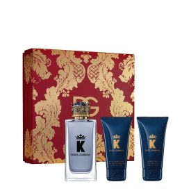 K BY DOLCE&GABBANA EDT 100ML & AFTER SHAVE BALM 50ML & SHOWER GEL 50ML SET