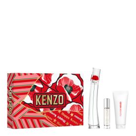 FLOWER BY KENZO WOMAN EDP 50ML & TRAVEL SIZE 10ML & BODY LOTION 75ML SET