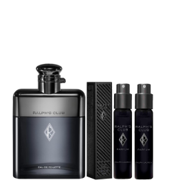 RALPH'S CLUB EDT 100ML RECARGABLE + 2 TRAVEL SIZE DE REGALO 