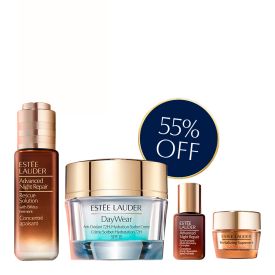 DAY WEAR 50ML & ANR RESCUE SOLUTION SERUM & ANR SERUM & EYE BALM SET