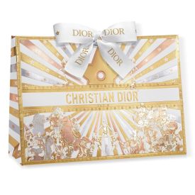 CD BOLSA DDM COLOR BLANCO Y DORADO CON FLORES Y MARIPOSAS 24.5 X 17.5 X 88 REGALO