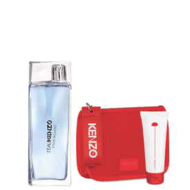 L'EAU KENZO POUR HOMME EDT 100ML + POUCH + BODY LOTION DE REGALO
