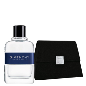 GIVENCHY POUR HOMME BLUE LABEL EDT 100ML + POUCH DE REGALO