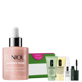 MOISTURE SURGE ACTIVE GLOW SERUM 50ML + POUCH + 4 MINI TALLAS DE REGALO