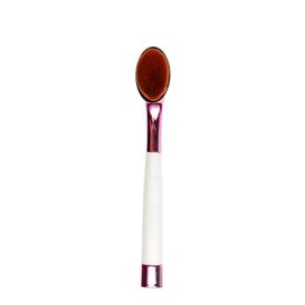 BROCHA OVAL ROSA PELO SINTÉTICO