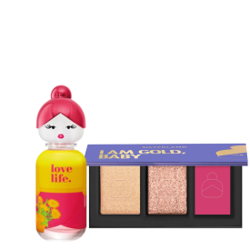 SISTERLAND YELLOW PEONY EDT 80ML EDICIÓN LIMITADA + PALETA DE BLUSH E ILUMINADOR DE REGALO