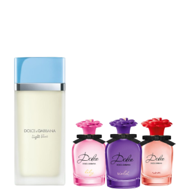 LIGHT BLUE POUR FEMME EDT 100ML + FRAGANCIA A ELECCI&Oacute;N DE REGALO