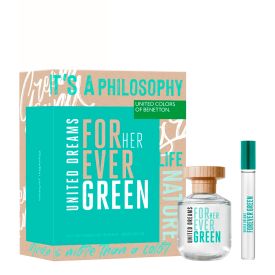 FOREVER GREEN HER EDT 80ML & TRAVEL SIZE 10ML SET