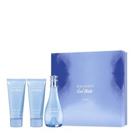 COOL WATER WOMAN EDT 100ML & BODY LOTION 75ML & SHOWER GEL 75ML SET