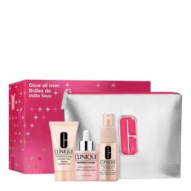 GLOW ALL OVER: MOISTURE SURGE SERUM & OVERNIGHT MASK & FACE SPRAY SET