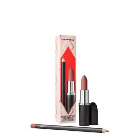 TOPSY TEDDY LIP KIT: VELVET TEDDY LIPSTICK & LIP PENCIL SET