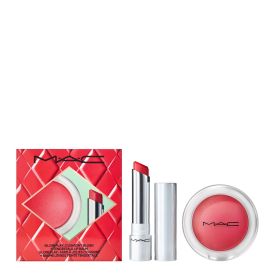 NO WORK ALL GLOW PLAY KIT PINK: GLOW PLAY BLUSH & LIP BALM SET