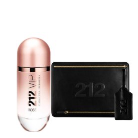 212 VIP ROSÉ EDP 125ML + POUCH + LLAVERO DE REGALO 