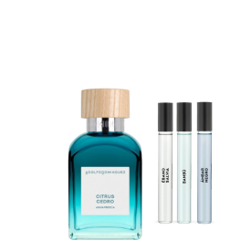 AGUA FRESCA CITRUS CEDRO EDT 120ML + TRES TRAVEL SIZE DE REGALO