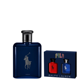 POLO BLUE PARFUM 125ML + SET DE MINITALLAS DE REGALO