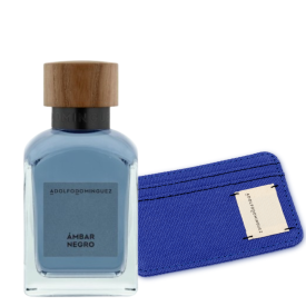 &Aacute;MBAR NEGRO MEN EDP 120ML + TARJETERO DE REGALO