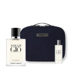 ACQUA DI GIO EDP 100ML + POUCH + TRAVEL SIZE DE REGALO 