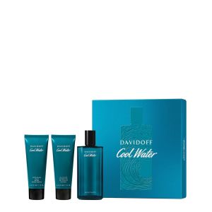 COOL WATER EDT 125ML + SHOWER GEL 75ML + AFTER SHAVE BALM 75ML SET