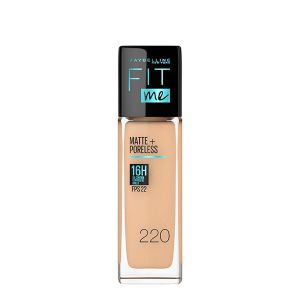 FIT ME MATTE + PORELESS FOUNDATION 220 NATURAL BEIGE