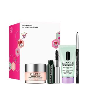 CLINIQUE MVP'S: JABON LÍQUIDO & CREMA HIDRATANTE & MASCARA & DELINEADOR SET