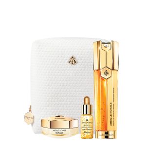 ABEILLE ROYALE DOUBLE R SERUM & YOUTH WATERY OIL & DAY CREAM & NECESER SET