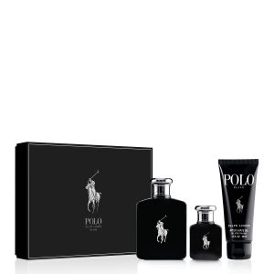 POLO BLACK EDT 125ML & POLO BLACK EDT 40ML & AFTER SHAVE 100ML SET