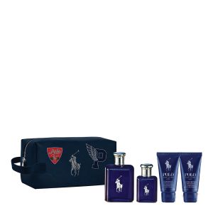 POLO BLUE EDT 125ML & EDT 40ML & SHOWER GEL 50ML & AFTER SHAVE 50ML SET