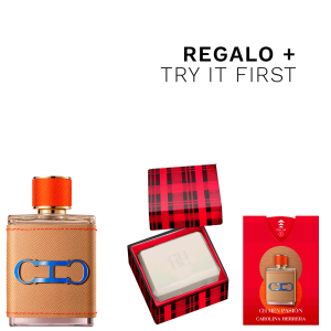 CH PASION MEN EDP 100ML + MUESTRA + JABÓN REGALO