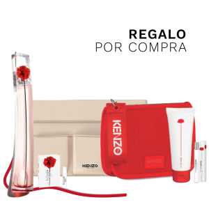 FLOWER BY KENZO L'ABSOLUE EDP 100ML + SET DE POUCH + BROCHERO + BODY 75ML + PERFUMERO 10ML + MUESTRA DE REGALO 