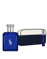 POLO BLUE EDP 75ML RECARGABLE + POUCH + TRAVEL SIZE DE REGALO 