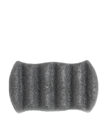 ESPONJA CORPORAL NEGRA 6 OLAS CON CENIZAS DE BAMBÚ