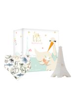 MY LITTLE BANDANA III: AGUA DE AZAHAR COLONIA 30ML & BABERO BANDANA SET