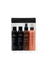 TRAVEL KIT: SHAMPOO & ACONDICIONADOR & CREMA DE PEINAR & PROTECTOR TÉRMICO SET