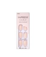 COLOR PRESS-ON NAILS 30 NAILS - POINT PINK