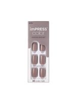 COLOR PRESS-ON NAILS 30 NAILS - TAUPE PRIZE