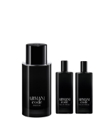 CODE PARFUM 125ML RECARGABLE + SET DE TRAVEL SIZE DE REGALO 