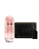 212 VIP ROSE ELIXIR EDP 80ML + POUCH + LLAVERO DE VALIJA DE REGALO